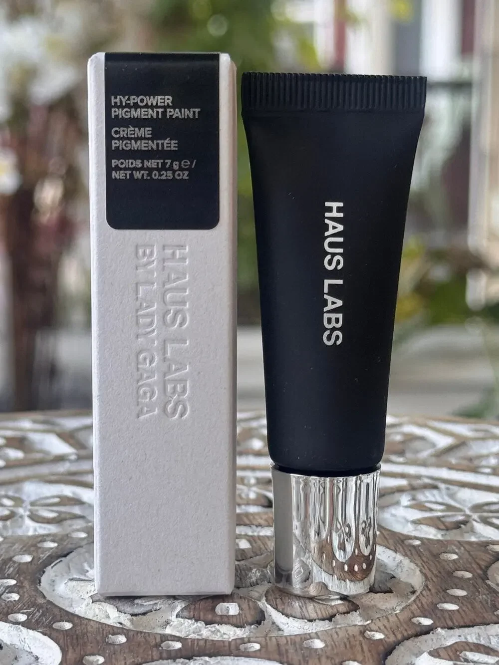 Haus Labs by Lady Gaga Hy-Power Pigment Paint Black Onyx Matte 0.25 oz